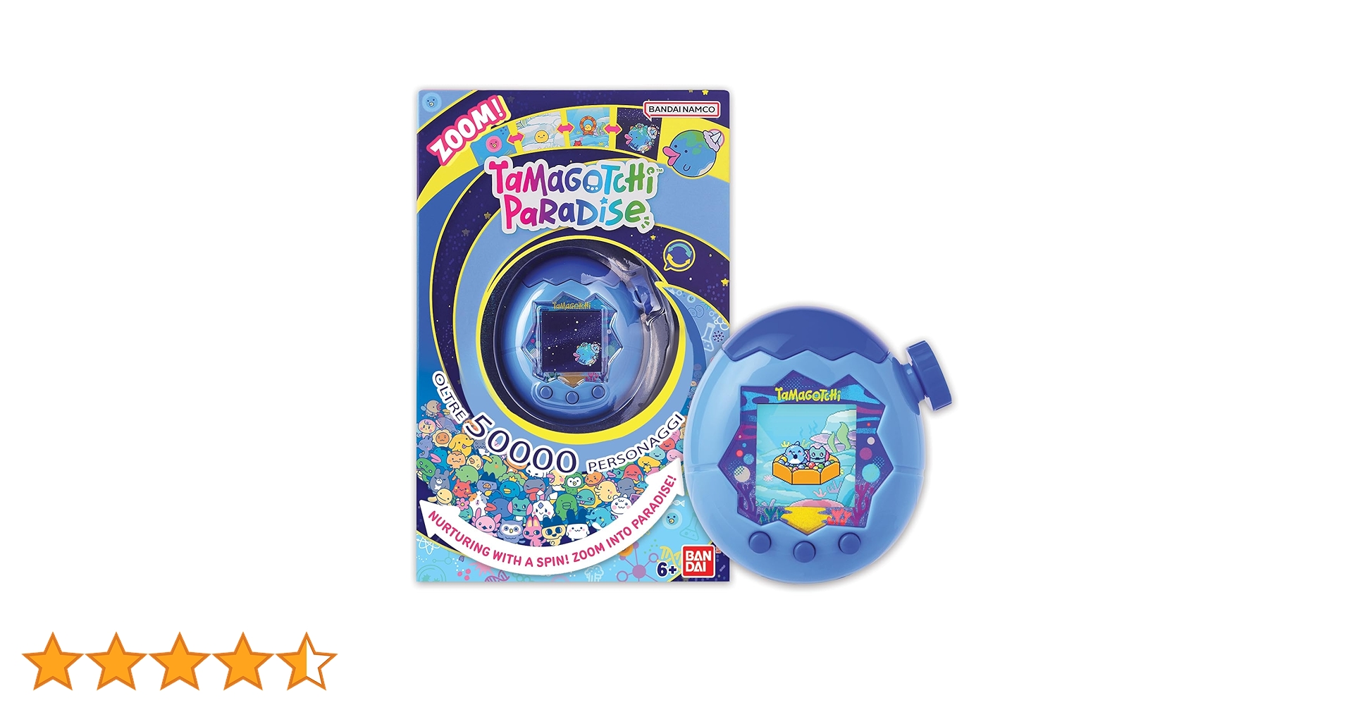 Bandai - Tamagotchi Paradise Water - Virtual Pet to Wind Up